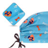 Dames Dierenarts Uniform met Muts – Blauw