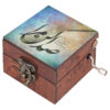 Houten Muziekdoos met Oosters Gedicht
