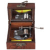 Houten Muziekdoos met Oosters Gedicht