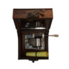 Houten Muziekdoos met Traditioneel Patroon & Spiegel