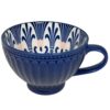 Handgemaakte Keramische Beker – Traditioneel Blauw