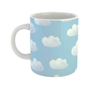 Keramische Koffiemok met Wolkenontwerp