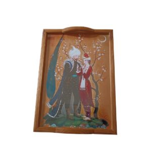 Artistiek Houten Dienblad – Khosrow & Shirin