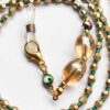 Geborduurde Brilketting met Oogkristalkralen