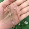 Enkelketting met Witte Zonnebloem Ontwerp