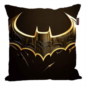 Batman Logo Kussen – Bedrukt Ontwerp