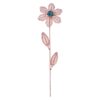 Decoratieve Koperen Bloem met Turkoois Inleg – Handgemaakt Bloemkunst Ontwerp voor Huisdecoratie