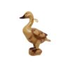 Set van 4 Decoratieve Eendenbeeldjes – Keramiek & Hars