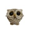 Decoratieve Uilen Beeldjes – Witte Vogelkunst (Set van 3)
