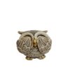Decoratieve Uilen Beeldjes – Witte Vogelkunst (Set van 3)