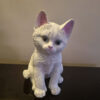 Decoratief Zittend Katje Beeldje – Schattige Kat Sculptuur