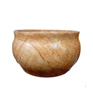 Decoratieve Houten Kom Handgemaakt in Rustieke Stijl