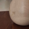 Set handgemaakte decohouten vazen, meesterlijk van massief natuurlijk hout vervaardigd voor een minimalistische esthetiek