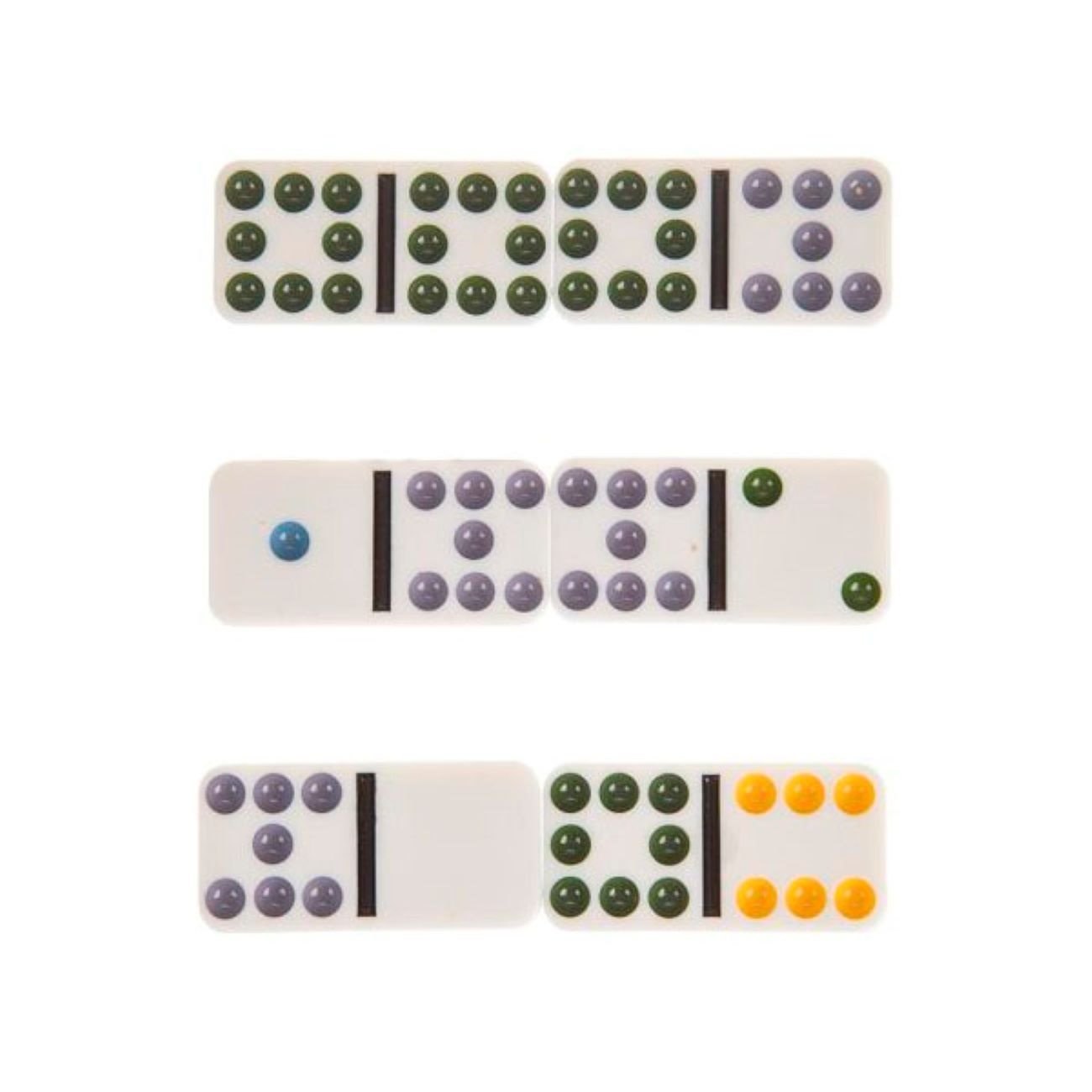 Klassiek domino bordspel in stijlvolle opbergdoos