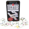 Klassiek domino bordspel in stijlvolle opbergdoos