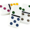 Klassiek domino bordspel in stijlvolle opbergdoos