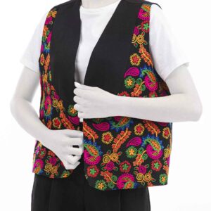 Geborduurd Damesvest Paisley Ontwerp