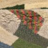 Handgeknoopt Perzisch Kheshti Gabbeh tapijt - Geometrisch, Crème, Wol
