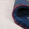 Handgeknoopt Perzisch minimalistisch Gabbeh tapijt - Effen, Marineblauw, Wol