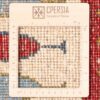 Handgeknoopt Perzisch levensboom Gabbeh loper - Rood, Wol