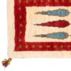 Handgeknoopt Perzisch levensboom Gabbeh loper - Rood, Wol