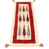 Handgeknoopt Perzisch levensboom Gabbeh loper - Rood, Wol