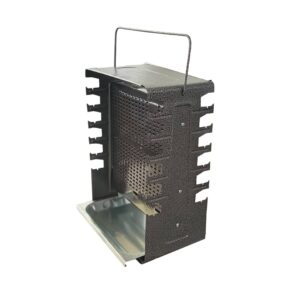 Verticale Gas Grill voor Kebabs – Dubbelzijdig met 12-Spies Rek