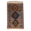 Handgeknoopt Perzisch Khorasan Tribaal Tapijt (Geometrisch Ruitpatroon) - Bruine Wol