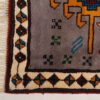 Handgeknoopt Perzisch Khorasan Tribaal Tapijt (Geometrisch Ruitpatroon) - Bruine Wol
