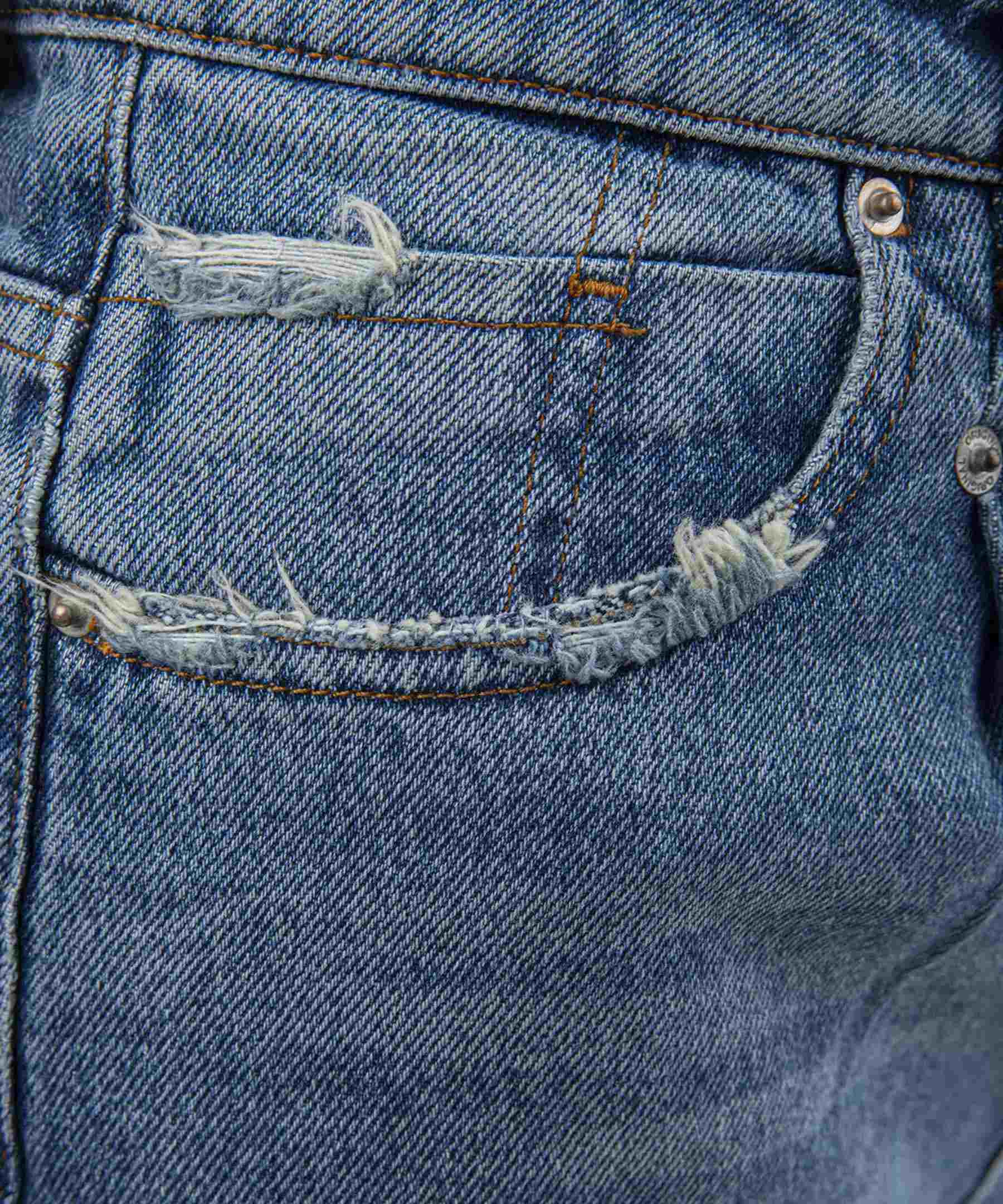High Waist Rechte Blauwe Jeans voor Dames