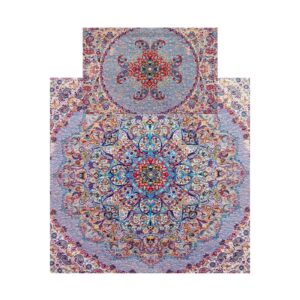 Traditioneel Reisgebedskleed – Blauw Paisley Termeh
