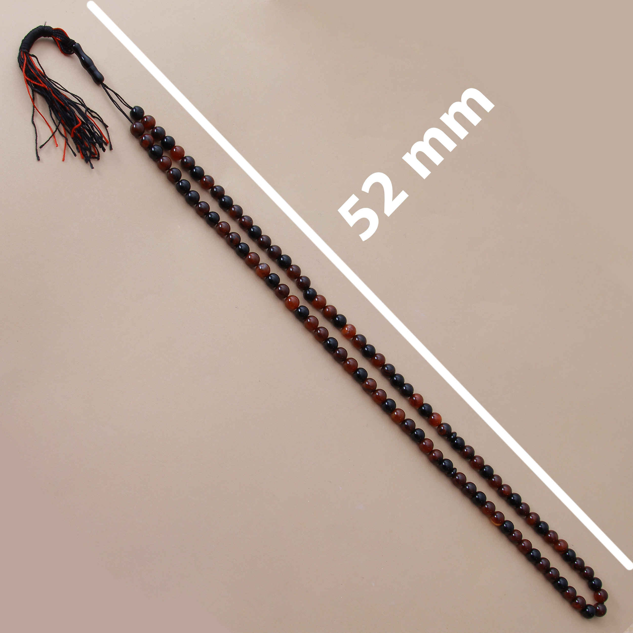 Islamitische Agaat Rozenkrans met 101 Gebedskralen Tasbih
