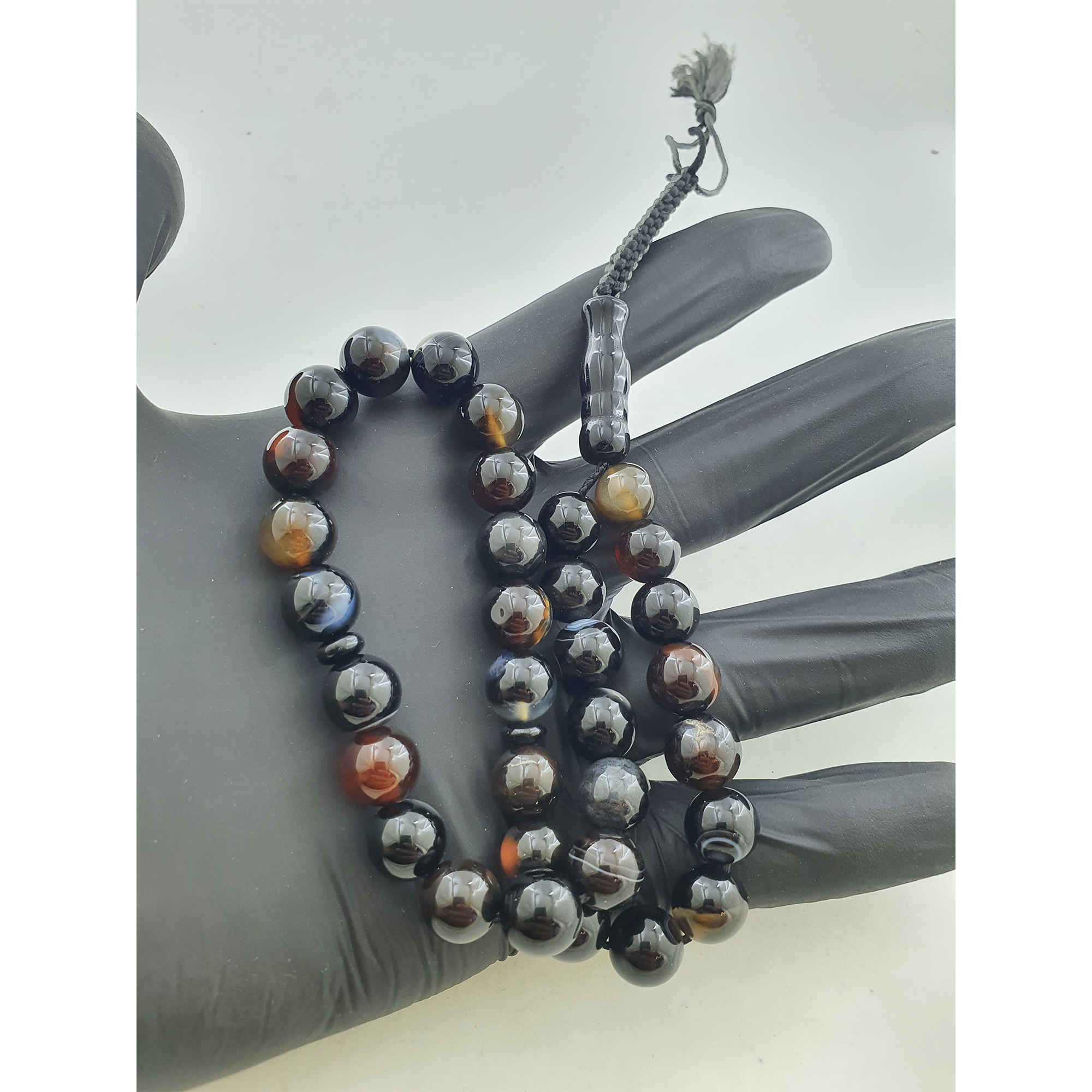 Islamic Sulemani Hakik Rosary Crafted with 33 Prayer Beads