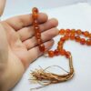 Islamitische Jemenitische Hakik Rozenkrans met 33 Gebedskralen Tasbih