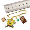 Islamitische Veiligheidsspeld Broche voor Pasgeborene Van Yakad & Spongebob