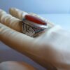 Islamitische Agaat Zilveren Ring voor Mannen Elegantie