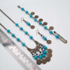 Turkoois Sieradenset – Blauwe Stenen & Munten