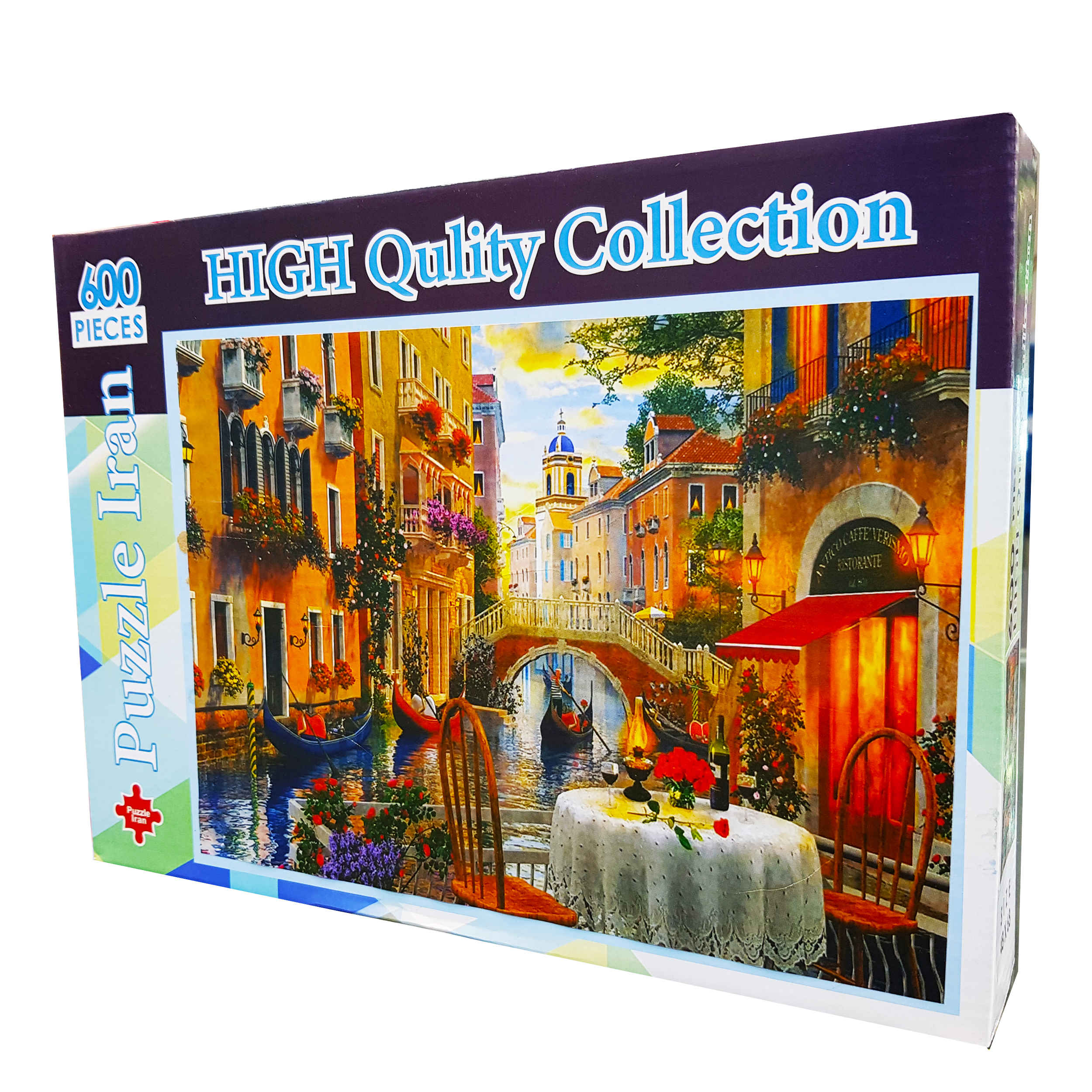 Puzzel 600 Stukjes – Canal Café Venetië – Italië