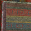 Handgeknoopt Perzisch gestreept Gabbeh tapijt - Rood, Wol
