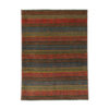 Handgeknoopt Perzisch gestreept Gabbeh tapijt - Rood, Wol