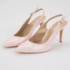 Leren Pumps met Hoge Hakken en Puntneus voor Dames