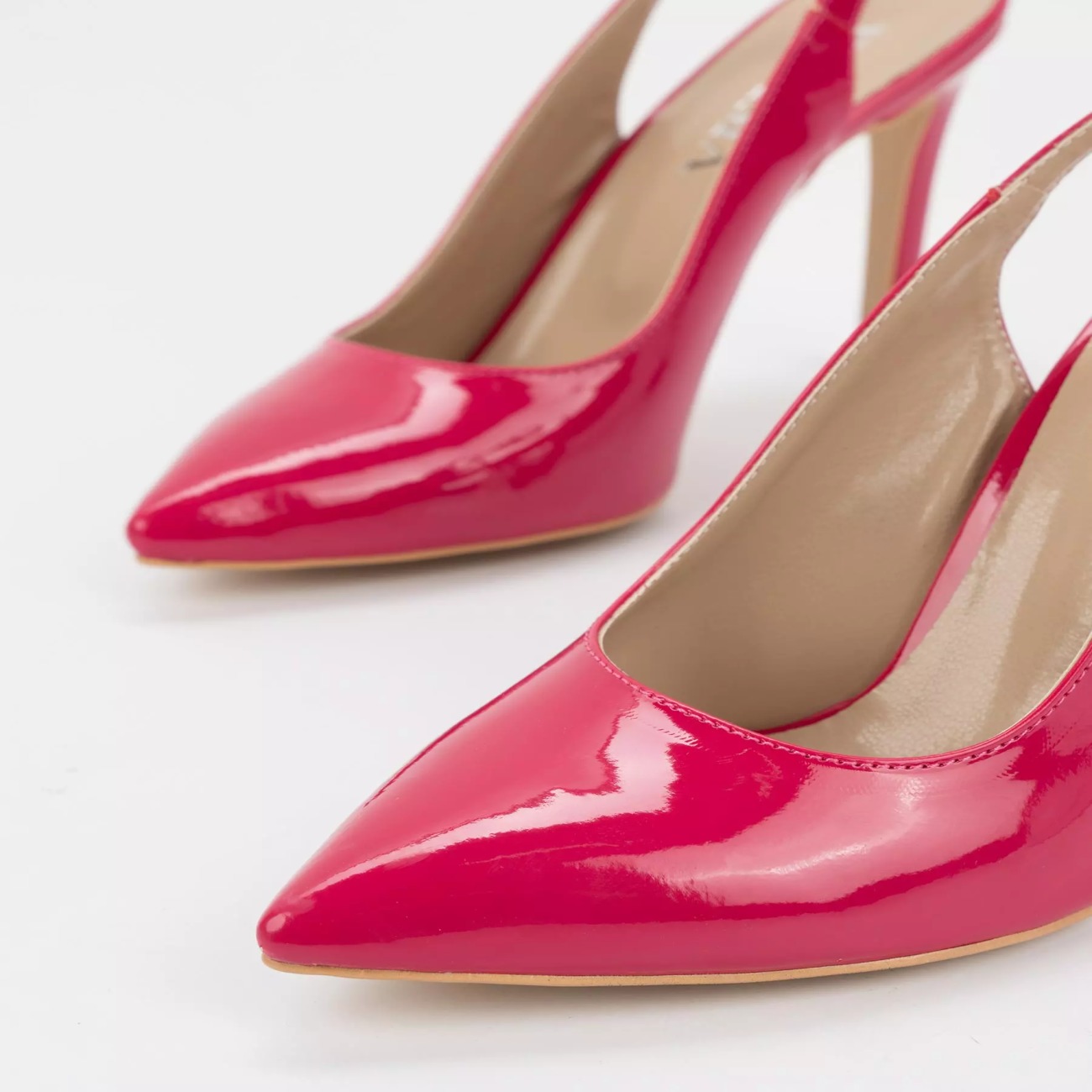 Leren Pumps met Hoge Hakken en Puntneus voor Dames