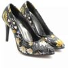 Leren Hoge Hak Schoenen voor Dames Model Winter Flower