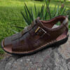 Natuurleren Wandelsandalen Voor Mannen Model Thunder