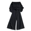 Off-Shoulder Jumpsuit Model Cloak – Zwart