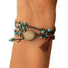 Kralenarmband voor Dames – Turkoois Design