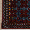 Handgeknoopt Perzisch Khorasan Tapijt (Bukhara Design) - Kastanjebruine Wol