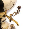 Perzische Messing Samovar Decoratieve Houtskool Theemaker 3,5 Liter