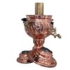 Perzische Koperen Samovar Decoratieve Houtskool Theemaker 3 Liter
