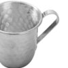 Perzische Koperen Beker – Handgemaakt met Handvat voor Koude Dranken – Zilverkleurig